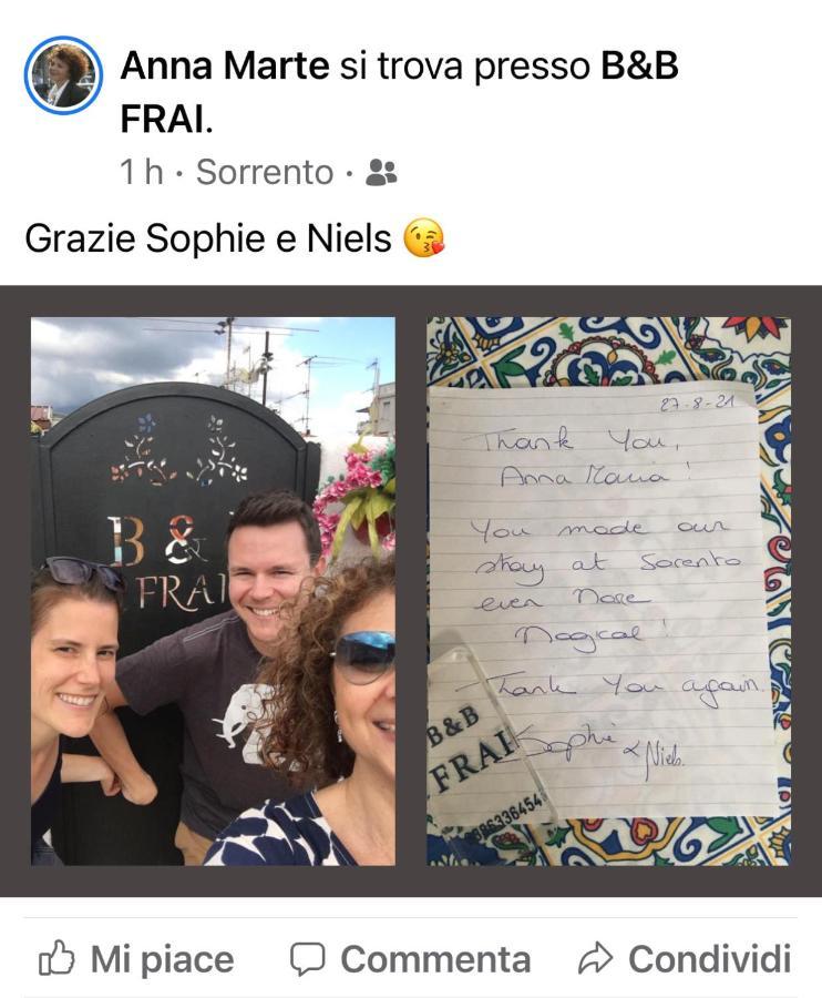 B&B Frai Sorrento Dış mekan fotoğraf